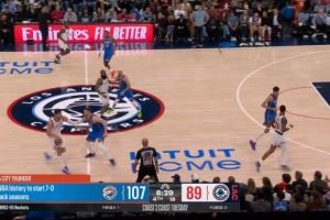 高歌猛进!雷霆是NBA历史第三支连续2个赛季开局7胜0负的球队